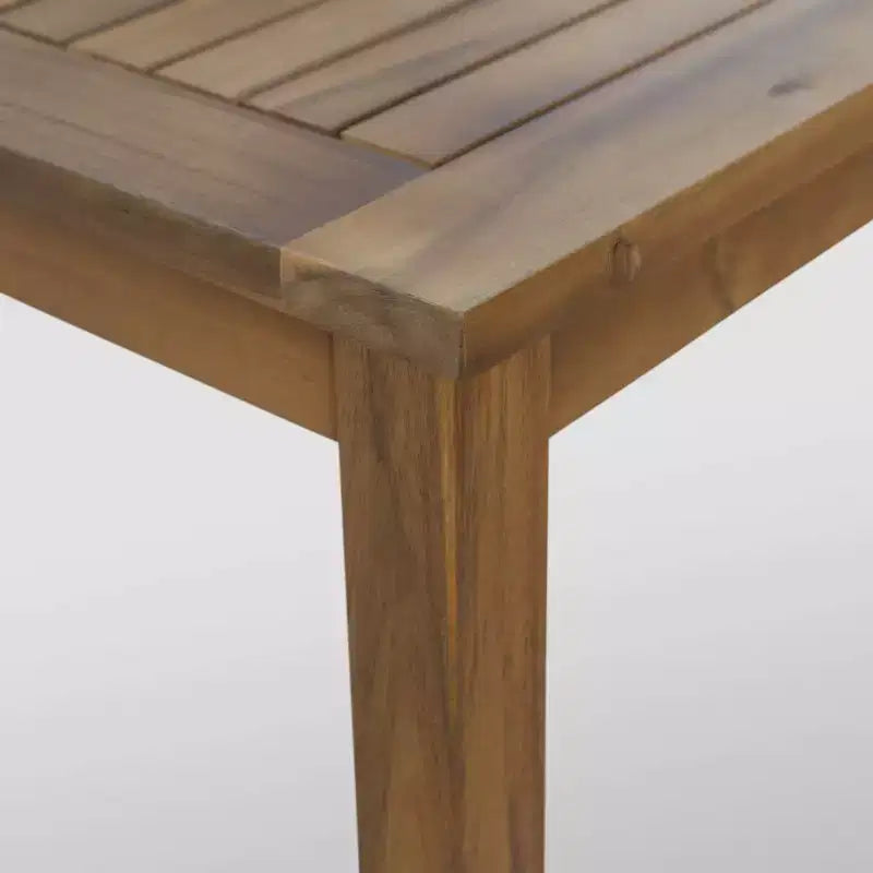 Ensemble deux pièces causeuse et table basse en bois d'acacia Peyton - Teck/Beige - Christopher Knight Home