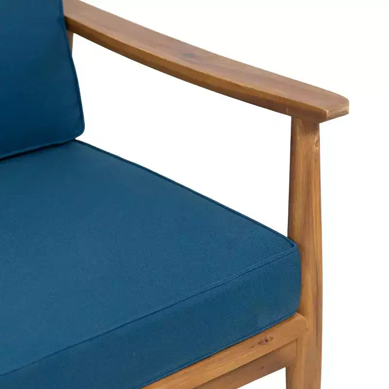 Ensemble causeuse 2 places et table basse en bois d'acacia Willowbrook : Mobilier d'extérieur – Christopher Knight Home