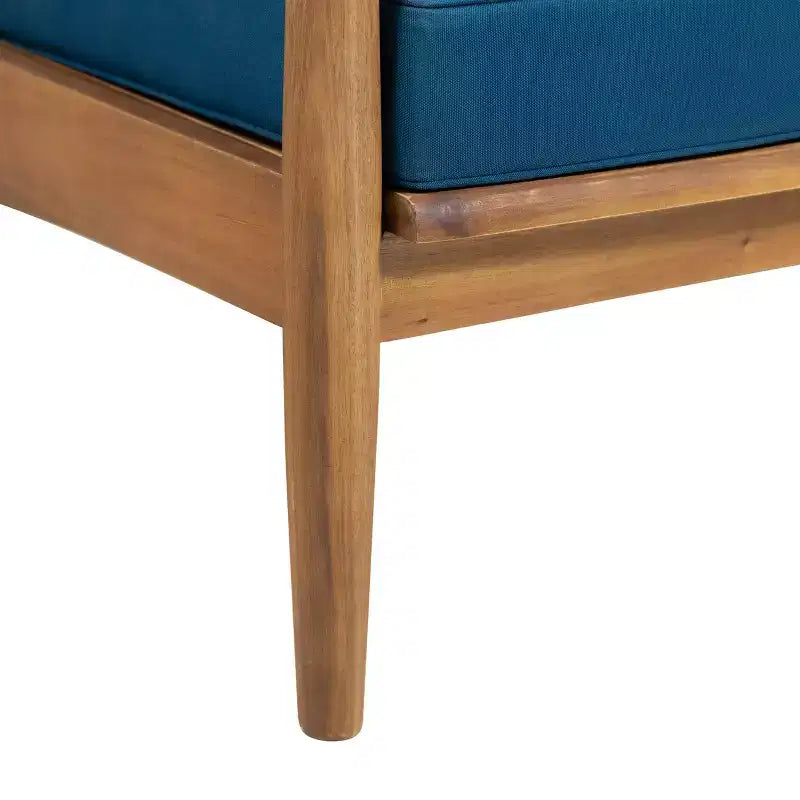 Ensemble causeuse 2 places et table basse en bois d'acacia Willowbrook : Mobilier d'extérieur – Christopher Knight Home