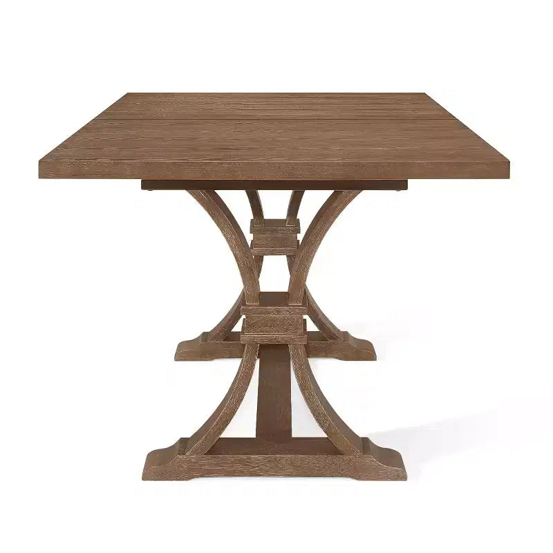 Christopher Knight Home Covey, ensemble de salle à manger extensible 7 pièces contemporain en bois rembourré