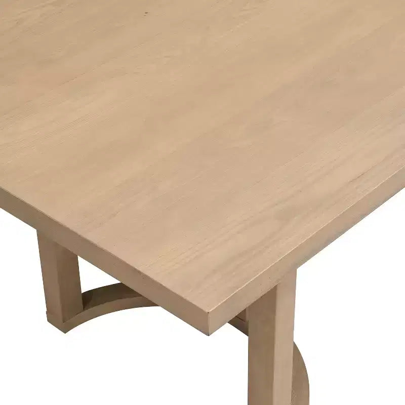 Christopher Knight Home Lythor, ensemble de salle à manger 7 pièces en cannage et hévéa avec rembourrage