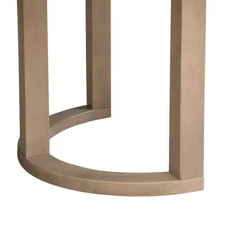 Christopher Knight Home Lythor, ensemble de salle à manger 7 pièces en cannage et hévéa avec rembourrage