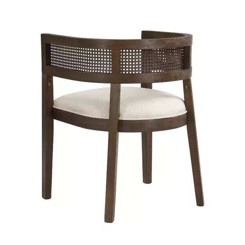 Christopher Knight Home Lythor, ensemble de salle à manger 7 pièces en cannage et hévéa avec rembourrage