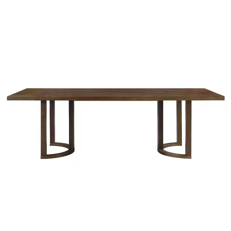 Christopher Knight Home Lythor, ensemble de salle à manger 7 pièces en cannage et hévéa avec rembourrage