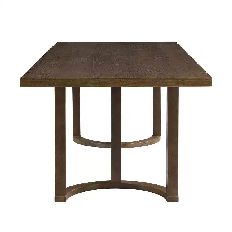 Christopher Knight Home Lythor, ensemble de salle à manger 7 pièces en cannage et hévéa avec rembourrage