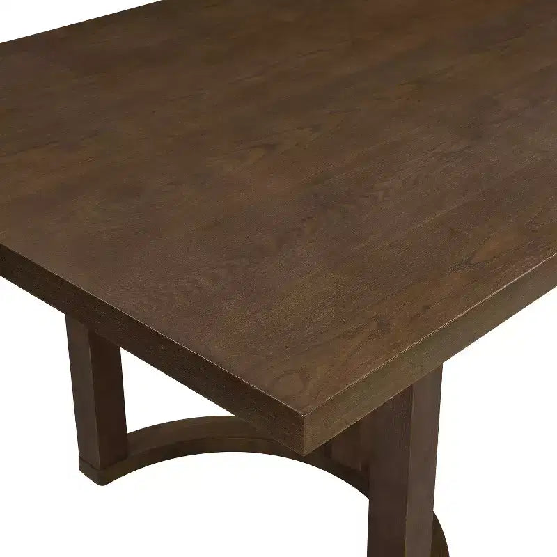 Christopher Knight Home Lythor, ensemble de salle à manger 7 pièces en cannage et hévéa avec rembourrage
