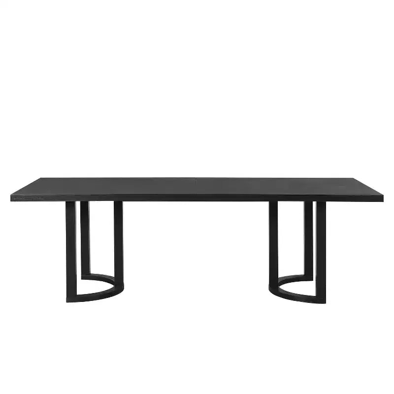 Christopher Knight Home Lythor, ensemble de salle à manger 7 pièces en cannage et hévéa avec rembourrage