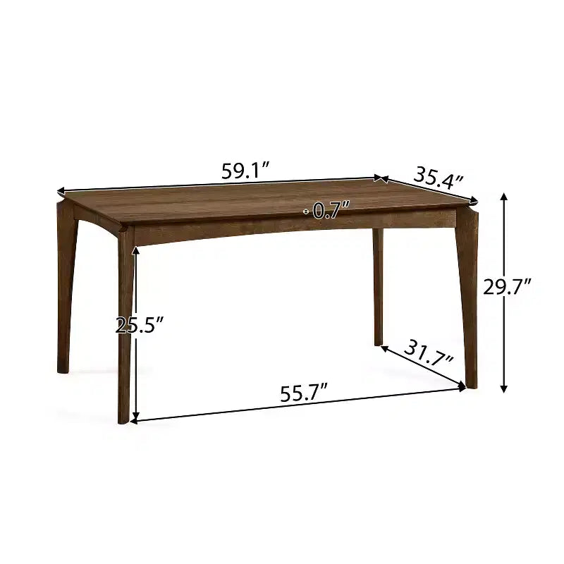 Ensemble de salle à manger 7 pièces en bois et tissu Amesbury Christopher Knight Home