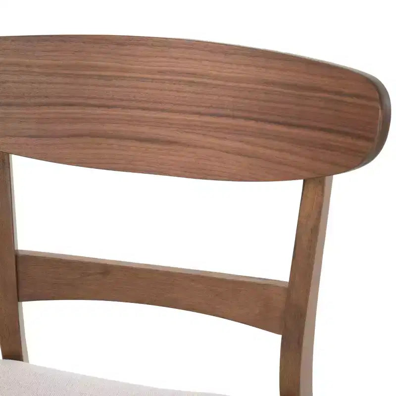 Ensemble de salle à manger 7 pièces en bois et tissu Amesbury Christopher Knight Home