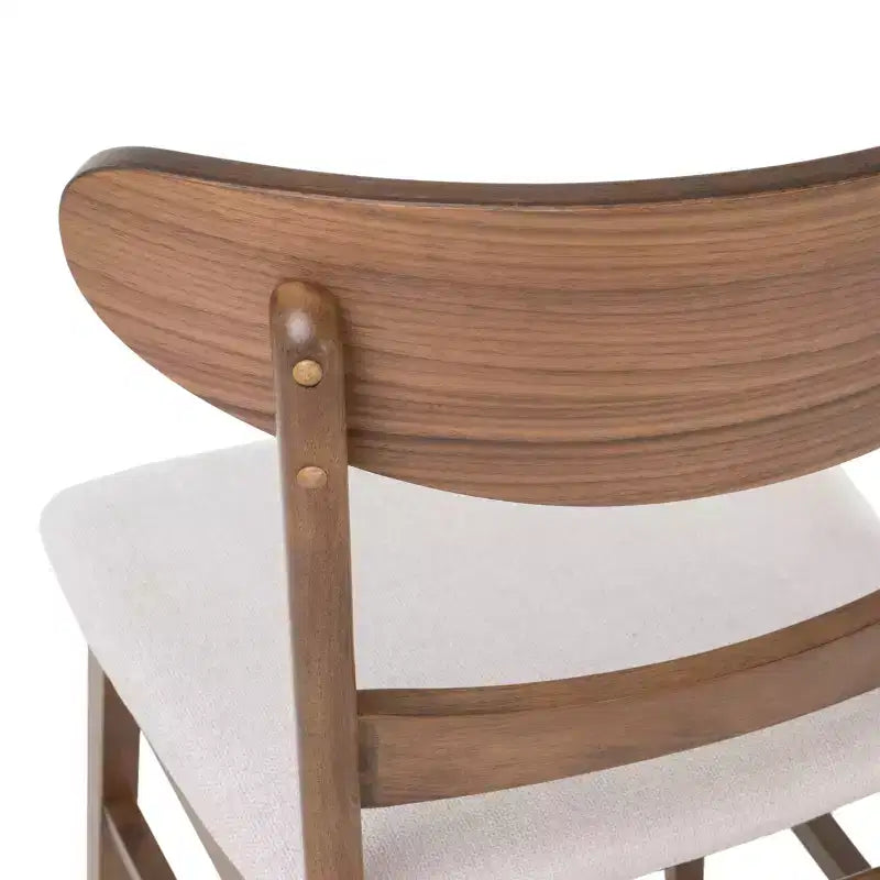 Ensemble de salle à manger 7 pièces en bois et tissu Amesbury Christopher Knight Home
