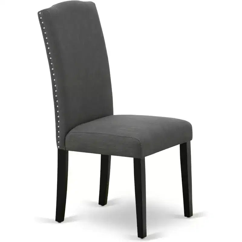 Ensemble table à manger moderne 7 pièces HomeStock Noir