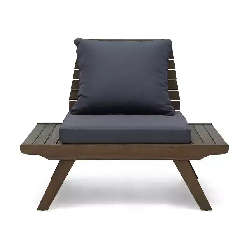 Christopher Knight Home Sedona Ensemble de conversation d'extérieur 6 places en bois d'acacia avec coussins et table d'appoint