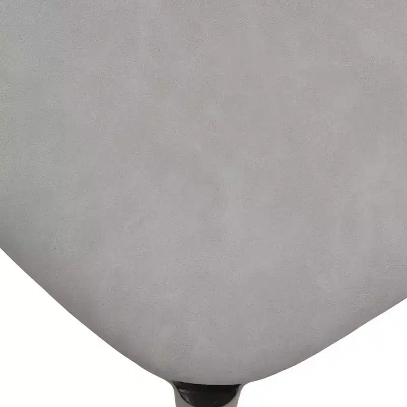Ensemble de salle à manger 5 pièces LeisureMod Verve - Table ronde en MDF de 91,4 cm, 4 chaises de salle à manger en cuir