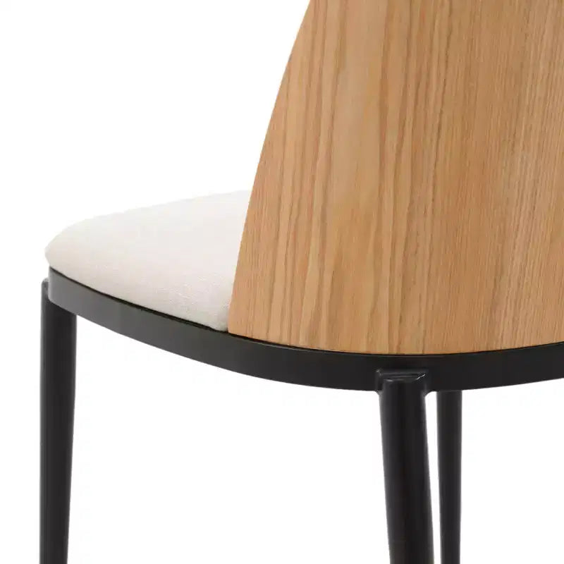 Ensemble de salle à manger 5 pièces LeisureMod Verve - Table ronde en MDF de 91,4 cm, 4 chaises de salle à manger en cuir