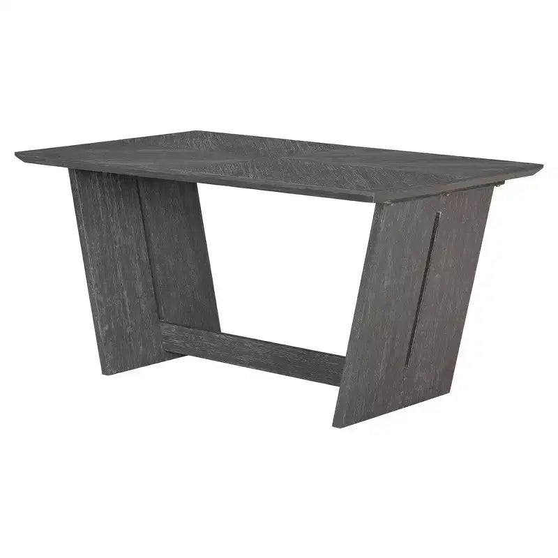 Whisen Ensemble de 6 pièces de table et chaises de salle à manger de cuisine rétro pour 6 personnes, ensemble table et chaises de cuisine en bois avec banc, piètement à tréteaux, coussin moelleux