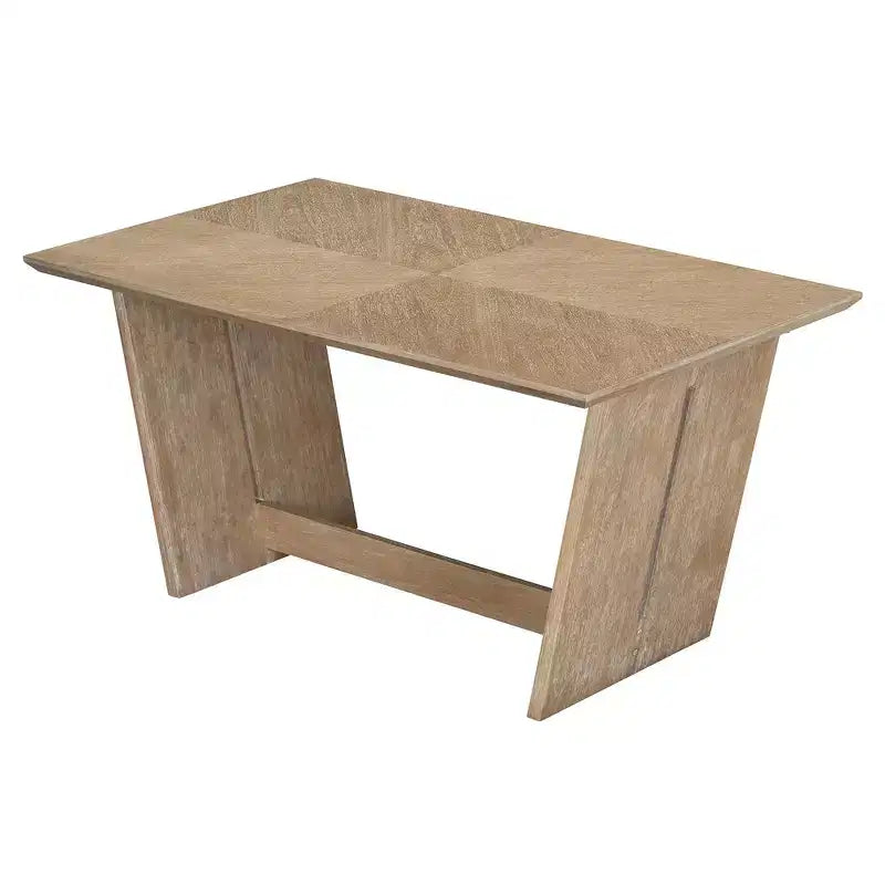 Whisen Ensemble de 6 pièces de table et chaises de salle à manger de cuisine rétro pour 6 personnes, ensemble table et chaises de cuisine en bois avec banc, piètement à tréteaux, coussin moelleux