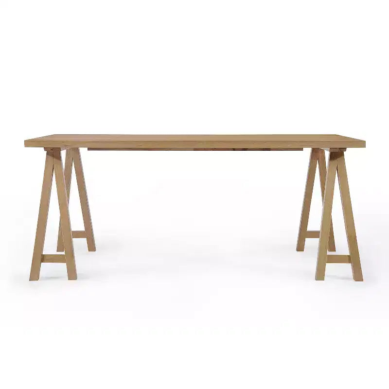 Ensemble de salle à manger en bois d'hévéa rembourré de 7 pièces de style moderne du milieu du siècle Christopher Knight Home Vanus