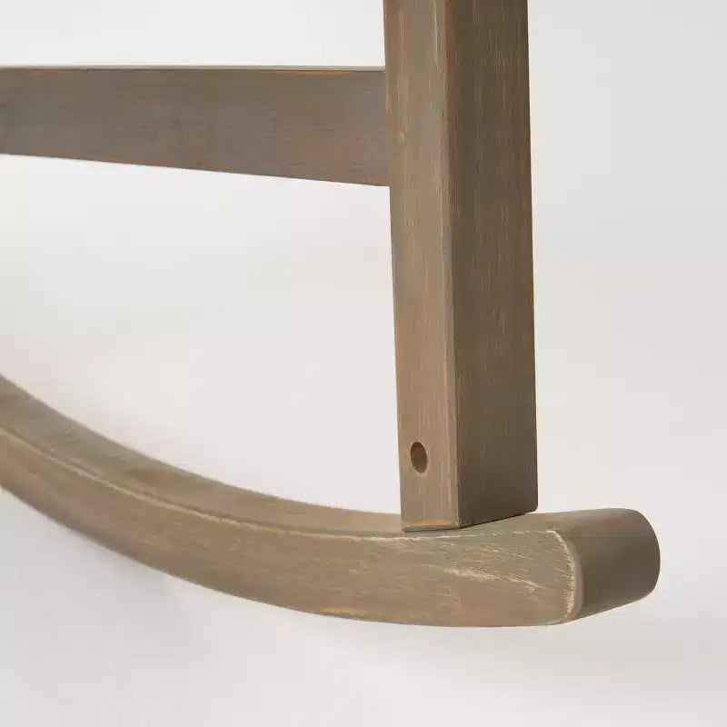 Christopher Knight Home Reynard Ensemble chaise berçante et table d'extérieur en bois d'acacia avec design à lattes