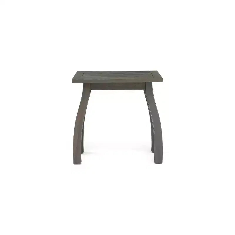 Christopher Knight Home Reynard Ensemble chaise berçante et table d'extérieur en bois d'acacia avec design à lattes