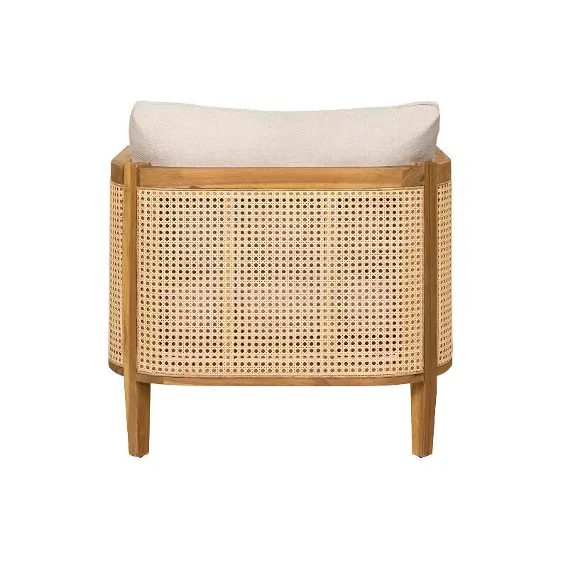 Christopher Knight Home Maciej Ensemble de 3 pièces d'extérieur en bois d'acacia rustique et rotin