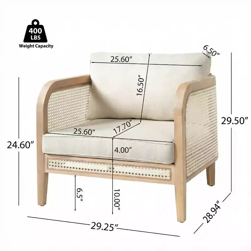 Christopher Knight Home Maciej Ensemble de 3 pièces d'extérieur en bois d'acacia rustique et rotin