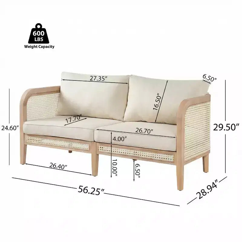 Christopher Knight Home Maciej Ensemble de 3 pièces d'extérieur en bois d'acacia rustique et rotin