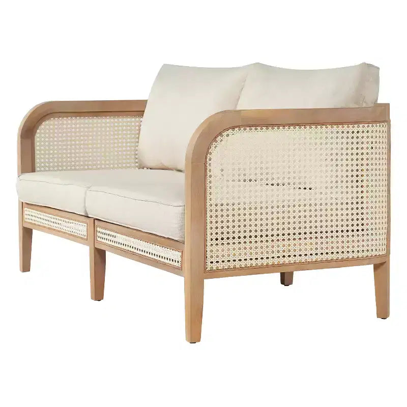 Christopher Knight Home Maciej Ensemble de 3 pièces d'extérieur en bois d'acacia rustique et rotin