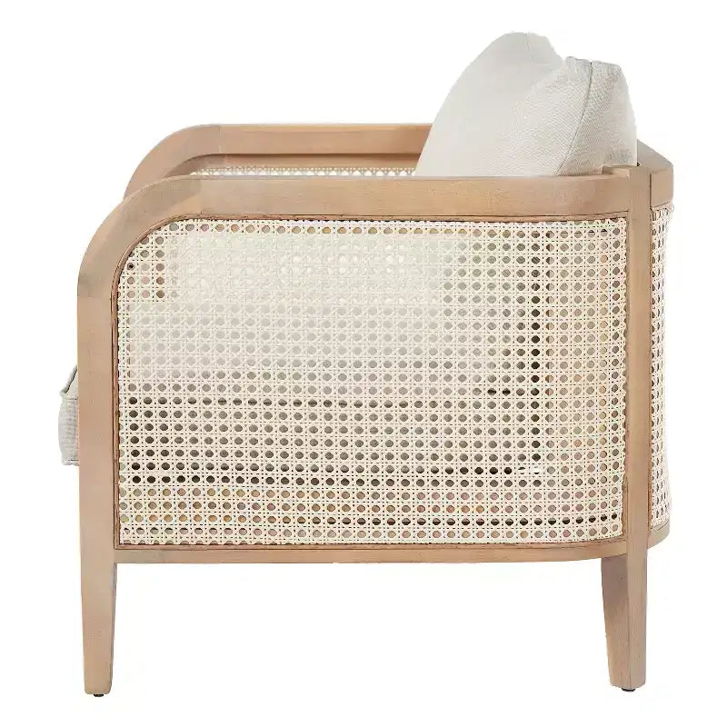 Christopher Knight Home Maciej Ensemble de 3 pièces d'extérieur en bois d'acacia rustique et rotin