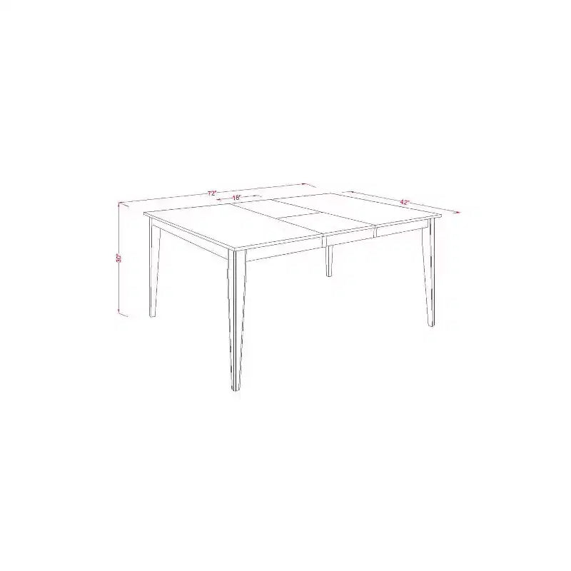Ensemble table de salle à manger en bois massif HomeStock