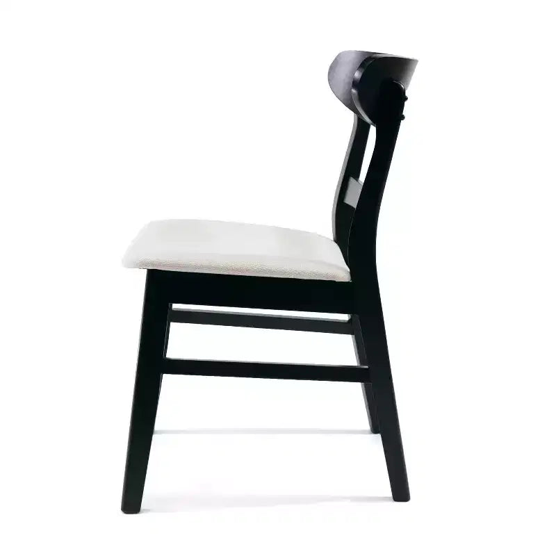 Ensemble de salle à manger 5 pièces Jinna Mid-Century Modern Christopher Knight Home en hévéa avec chaises rembourrées