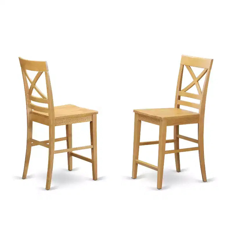 Ensemble table de pub HomeStock Belmont – Table de pub et chaises hauteur comptoir, chêne