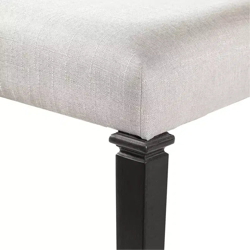 Ensemble de salle à manger de ferme pour 6 personnes, 6 pièces : table rectangulaire en bois et 4 chaises avec banc pour la cuisine
