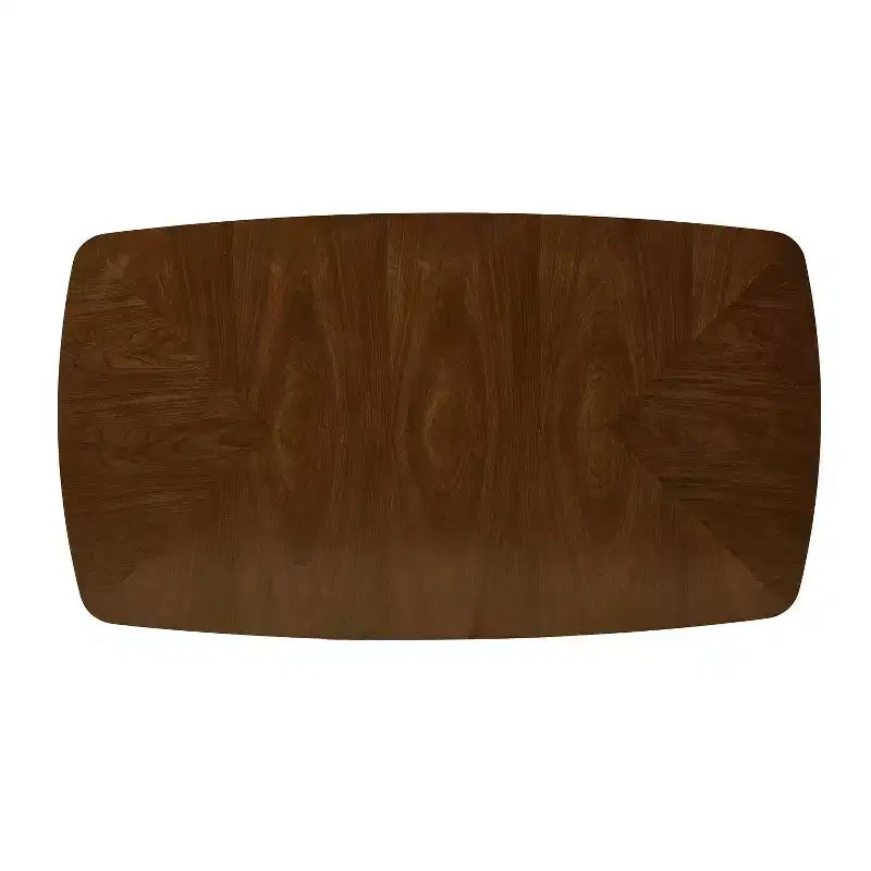 Ensemble de salle à manger capitonné en bois d'hévéa, 5 pièces, style milieu de siècle, Christopher Knight Home Volgrun