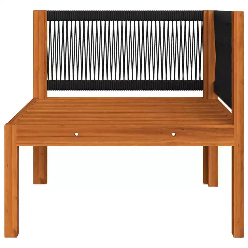 vidaXL Salon de jardin 8 pièces - Bois d'acacia massif avec coussins crème - Résistant aux intempéries, facile à nettoyer - Idéal pour le jardin, le patio et le salon