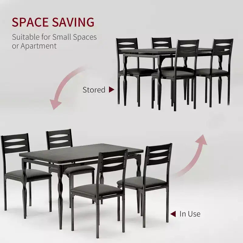 Ensemble de salle à manger 5 pièces pour 4 personnes, ensemble de table de cuisine de 109 cm avec pieds en spirale, table et chaises de cuisine rectangulaires en bois, table de petit-déjeuner peu encombrante