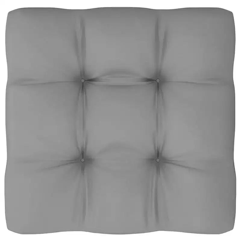 vidaXL Salon de jardin 7 pcs Extérieur Canapé sectionnel Bois de pin massif - Naturel avec coussin