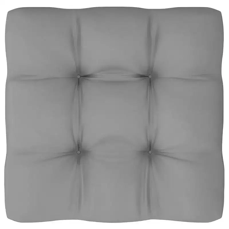 vidaXL Salon de jardin 7 pcs avec coussins Bois de pin massif - Naturel, coussin inclus