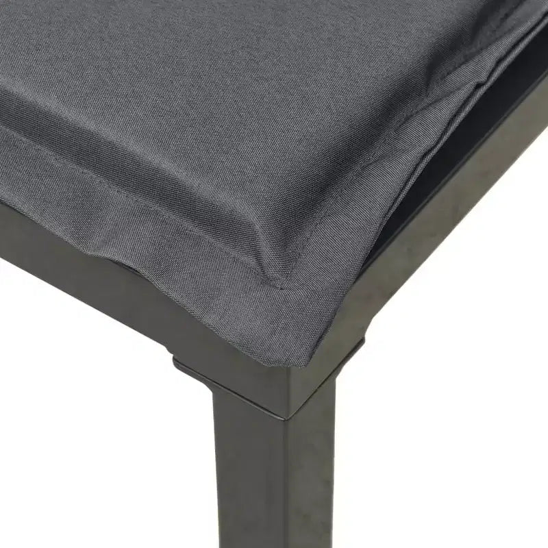 vidaXL Salon de jardin 9 pièces en résine tressée noir et gris