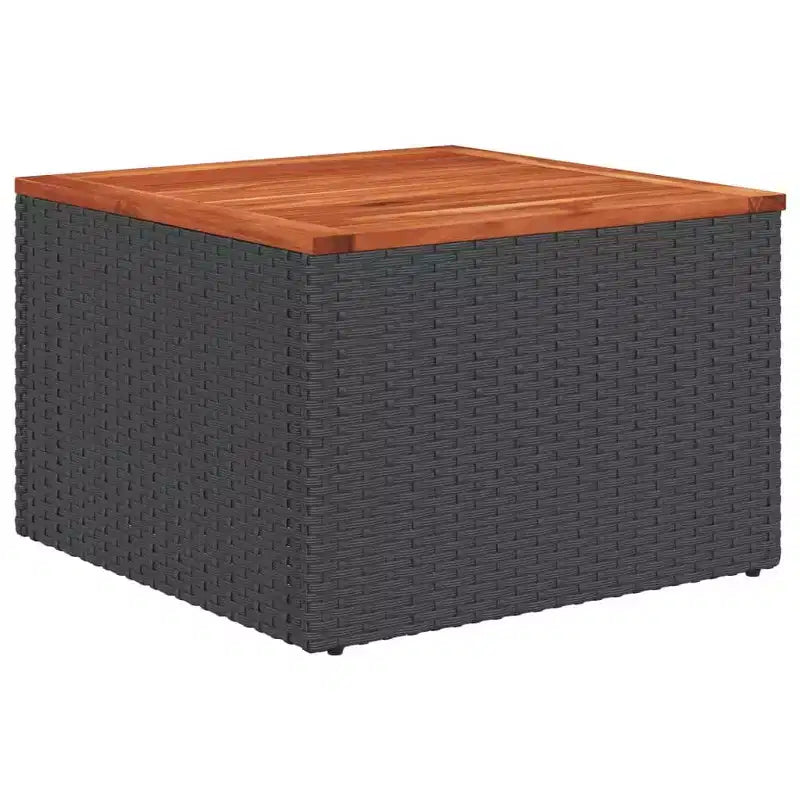 vidaXL Salon de jardin grand modulaire en résine tressée et acier noir et crème