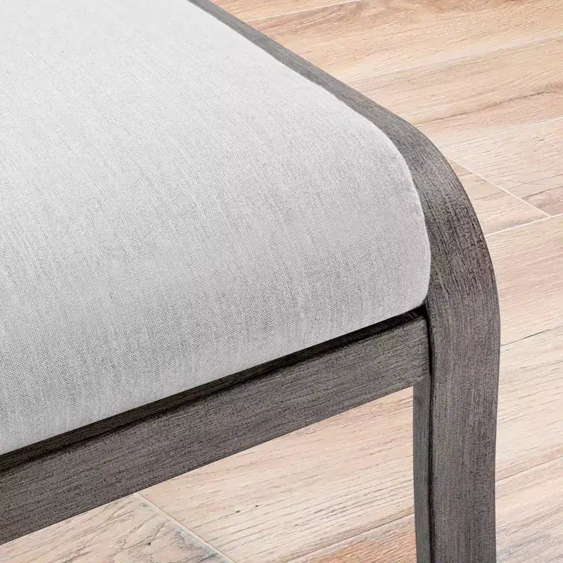 HAPPATIO Ensemble de mobilier d'extérieur 5 pièces en aluminium, chaises de patio avec poufs et table d'appoint, salon de jardin pour véranda (Gris)