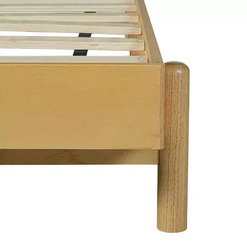 Cadre de lit Queen/King avec 2 tables de chevet, lit plateforme en bois avec tête de lit et tables de chevet assorties - ModernLuxe