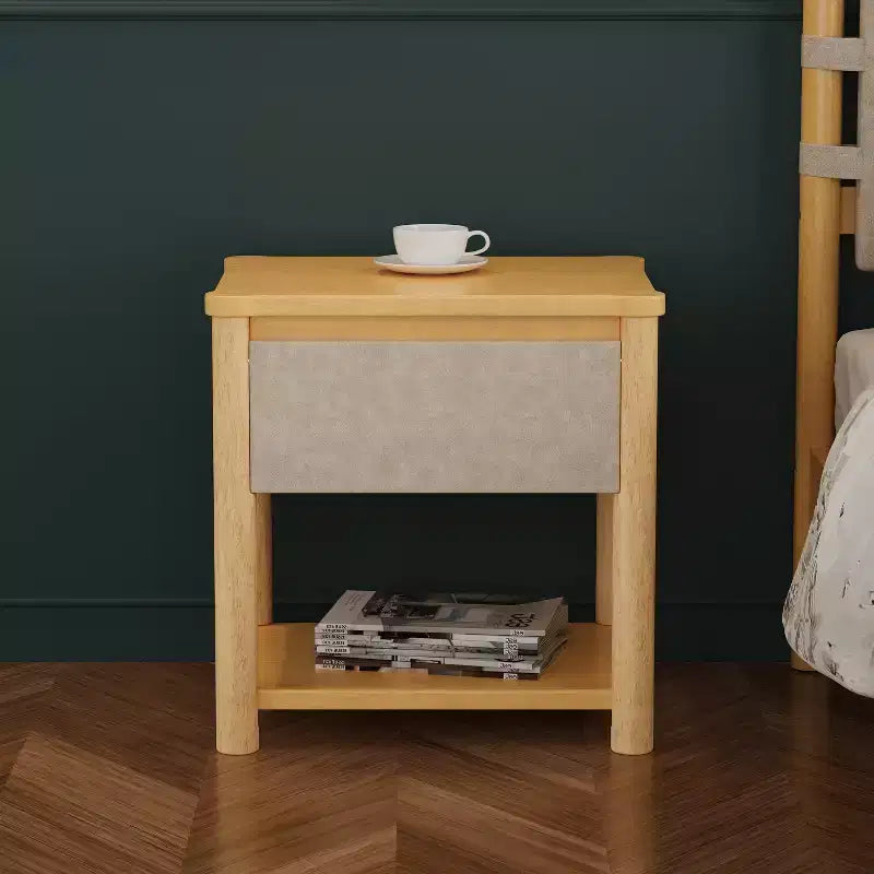 Cadre de lit Queen/King avec 2 tables de chevet, lit plateforme en bois avec tête de lit et tables de chevet assorties - ModernLuxe