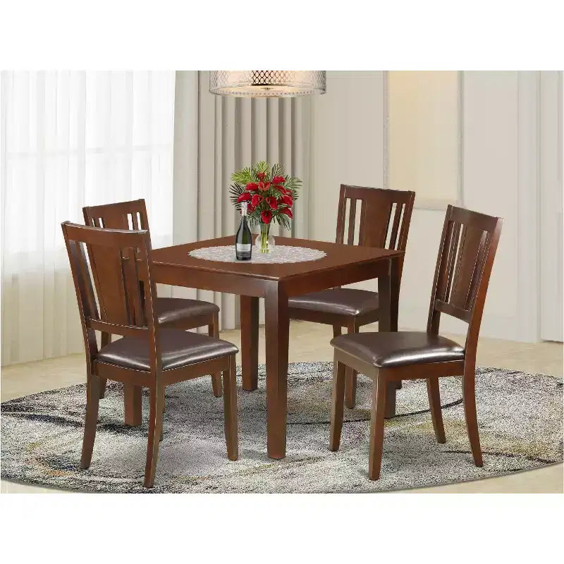 Ensemble table à manger - Table de cuisine avec chaises - Petite table carrée et 2 chaises - Meubles de salle à manger