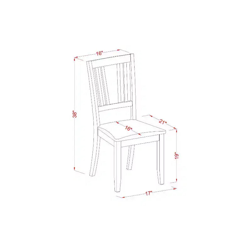 Ensemble table à manger - Table de cuisine avec chaises - Petite table carrée et 2 chaises - Meubles de salle à manger