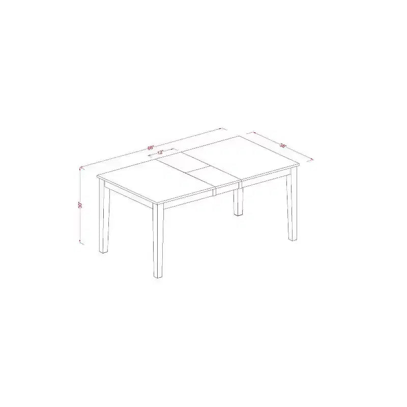 Ensemble table de salle à manger et 8 chaises - Bois massif - Fini cerisier - Meubles