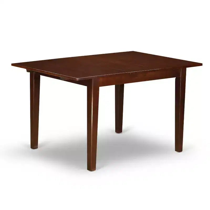 Ensemble de salle à manger vintage - Table à rallonge papillon et 2 chaises - Finition acajou 32x54 pouces