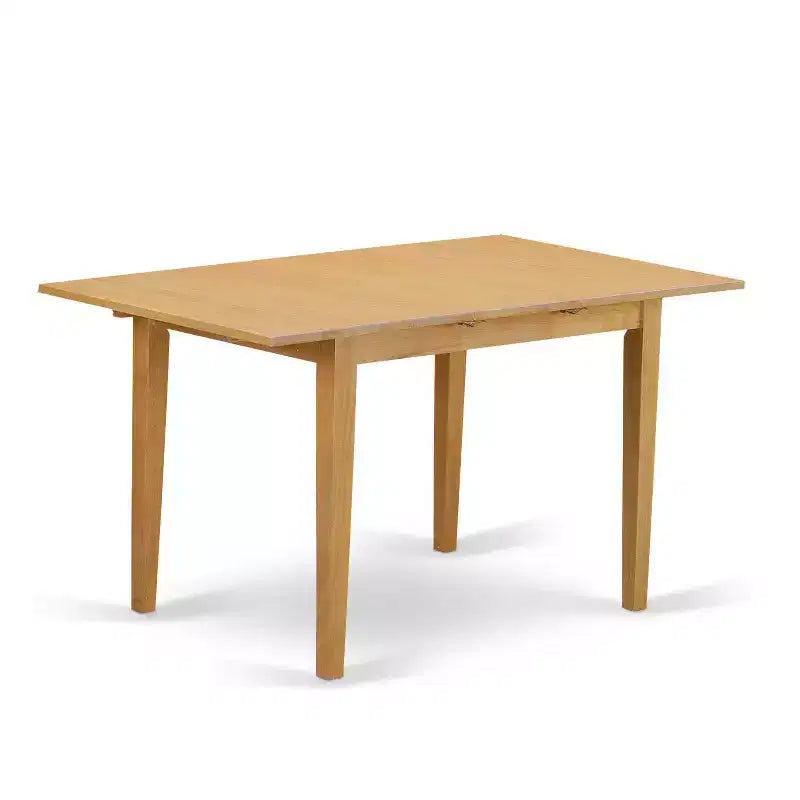 Ensemble Salle à Manger 3 pièces Table Rectangulaire avec Rallonge et 2 Chaises Parsons - Design Oasis du Sud-Ouest