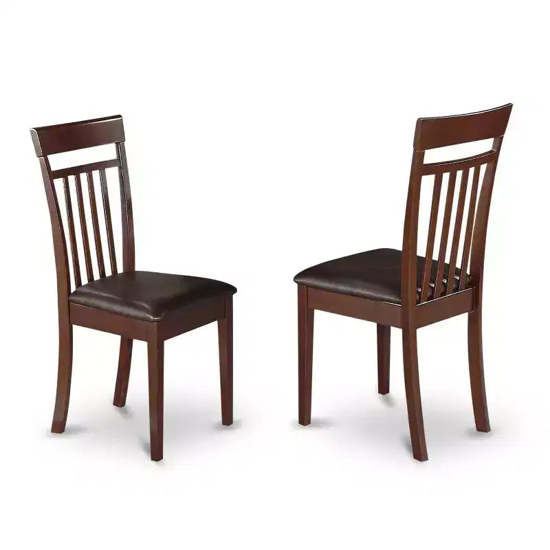 Ensemble de salle à manger 7 pièces - Table de salle à manger pour petits espaces et 6 chaises - Ensemble de salle à manger en bois