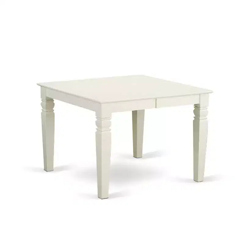 Ensemble de salle à manger antique - Table rectangulaire et 4 chaises - Dossier double en X - Confort et style