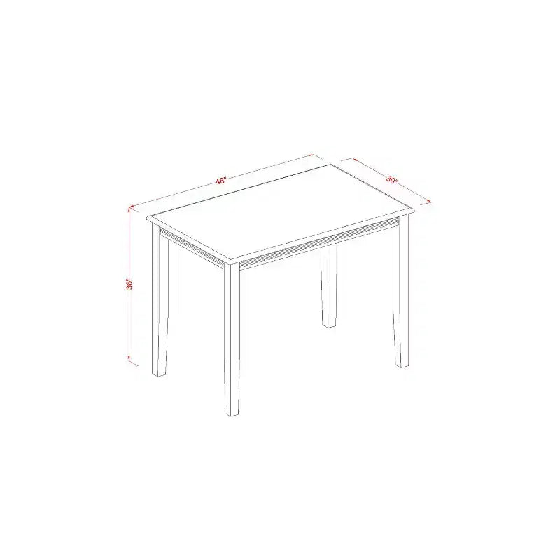 Ensemble de salle à manger hauteur comptoir - Table de bar et 4 chaises - Ensemble de cuisine moderne